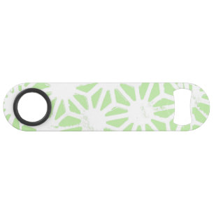 Apple green geometric pattern bar key