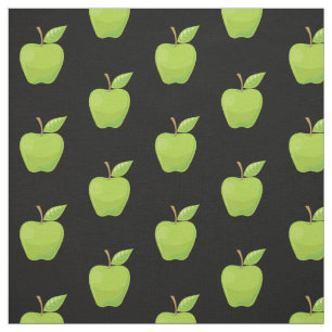 Apple Green Pattern Fabric