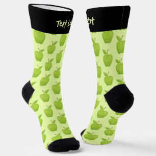 Apple Green Pattern Socks
