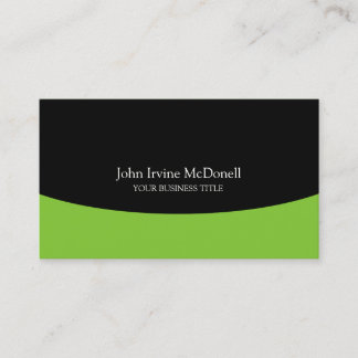 Apple Green Professional Business Consultant Card