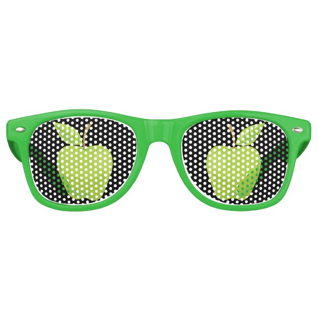 Apple Green Retro Sunglasses (Front)