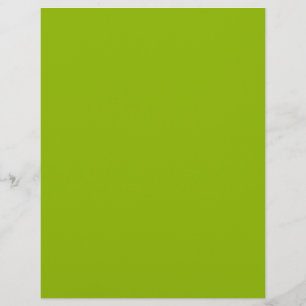 Apple green (solid color)  letterhead