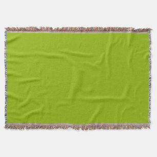 Apple green (solid color)  throw blanket