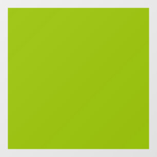 Apple green (solid color)  window cling