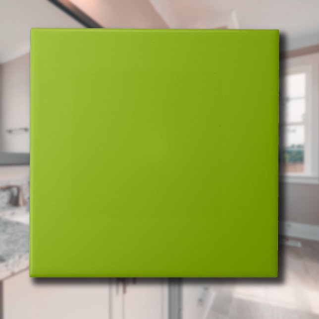 Apple Green Solid Colour | Classic | Elegant Tile (Creator Uploaded)
