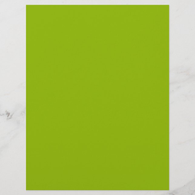 Apple green (solid colour)  letterhead (Front)