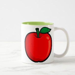 Apple; Green Two-Tone Coffee Mug