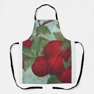 Apple Harvest, Red and Green Apron