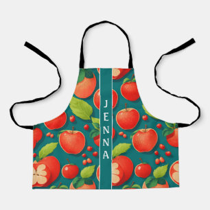 Apple Head Chihuahua Mosaic Colourful Pattern Apron