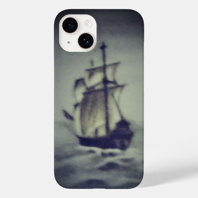 apple i phone 14 THE SAILING SHIP DESIGN Case-Mate iPhone Case (Back)