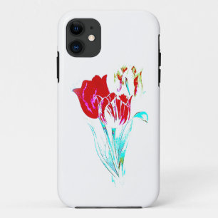 apple iphone 11 case flower design style
