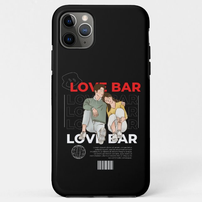 Apple iPhone 11 Pro Max love bar case (Back)