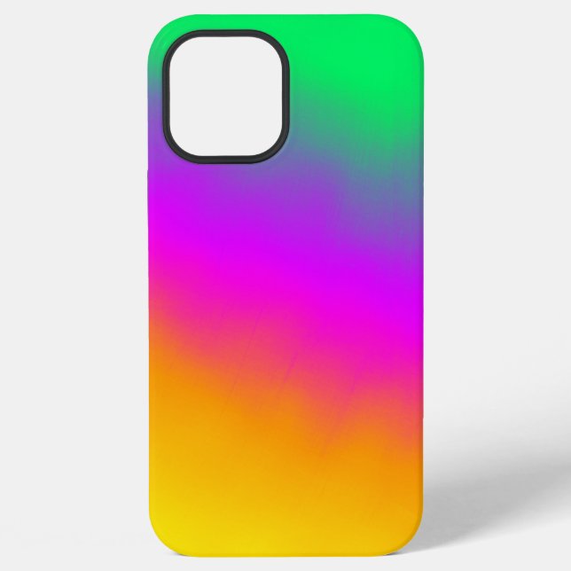 Apple iPhone 12 Pro Max Neon Chrome Design Case  (Back)