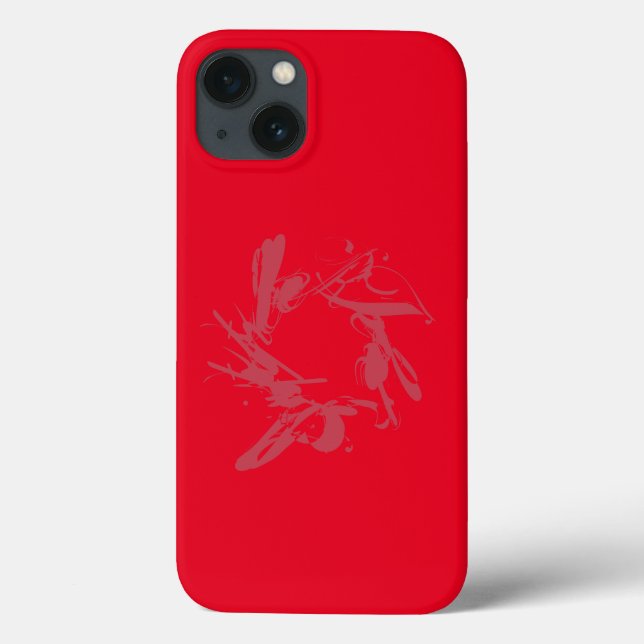 apple iphone 13 case art design  (Back)