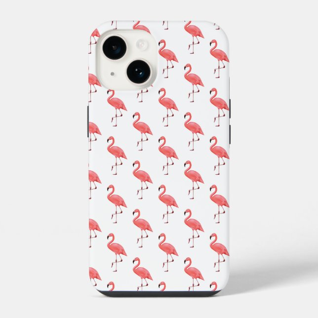 Apple iPhone 14 Case-Flamingo  Case (Back)