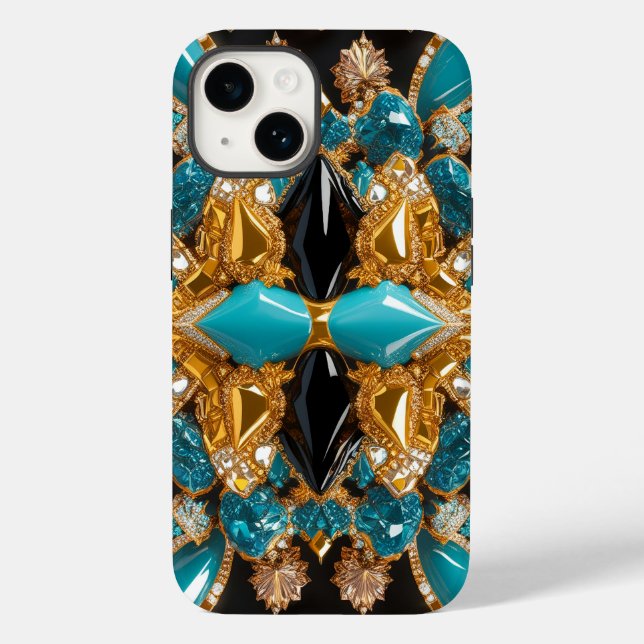 Apple iPhone 14 Case-Mate Bahamas Colours Case-Mate iPhone Case (Back)