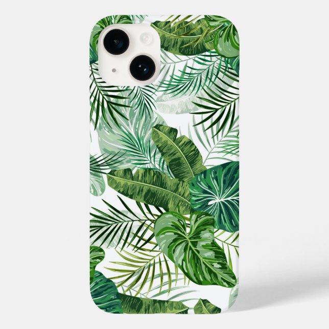 Apple iPhone 14 Case-Tropical Palm  Case-Mate iPhone Case (Back)