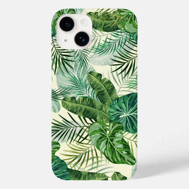 Apple iPhone 14 Case-Tropical Palm  Case-Mate iPhone Case (Back)