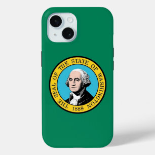 Apple iPhone 15 Case-Mate, Washington State flag iPhone 15 Case