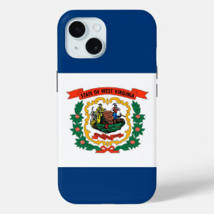 Apple iPhone 15 Case-Mate, West Virginia flag iPhone 15 Case