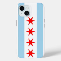 Apple iPhone 15 Case-Mate with Chicago flag
