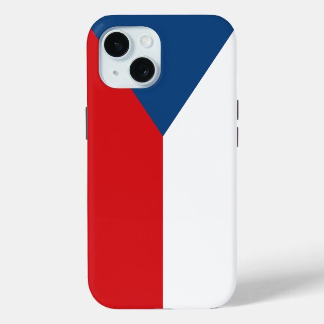 Apple iPhone 15 Case-Mate with Czechia flag Case (Back)