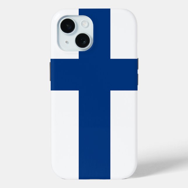 Apple iPhone 15 Case-Mate with Finland flag Case (Back)