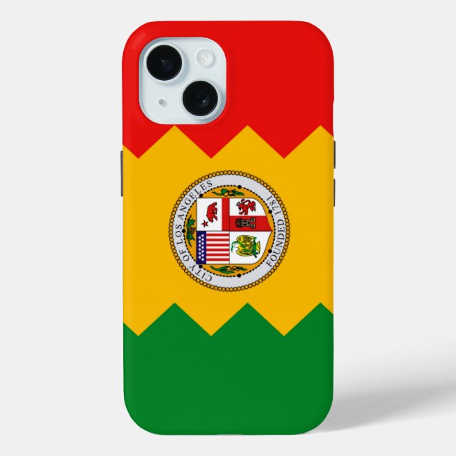 Apple iPhone 15 Case-Mate with Los Angeles flag Case (Back)