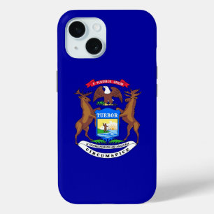 Apple iPhone 15 Case-Mate with Michigan flag iPhone 15 Case