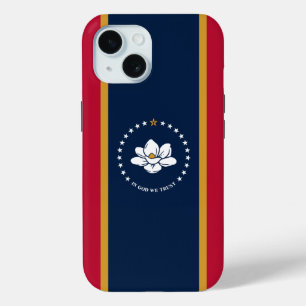 Apple iPhone 15 Case-Mate with Mississippi flag iPhone 15 Case