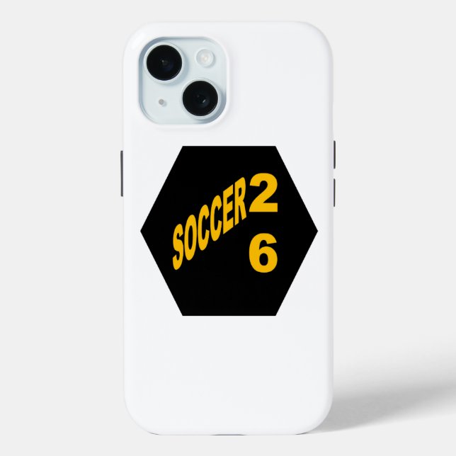Apple iPhone 15 Case  SOCCER 26 (Back)