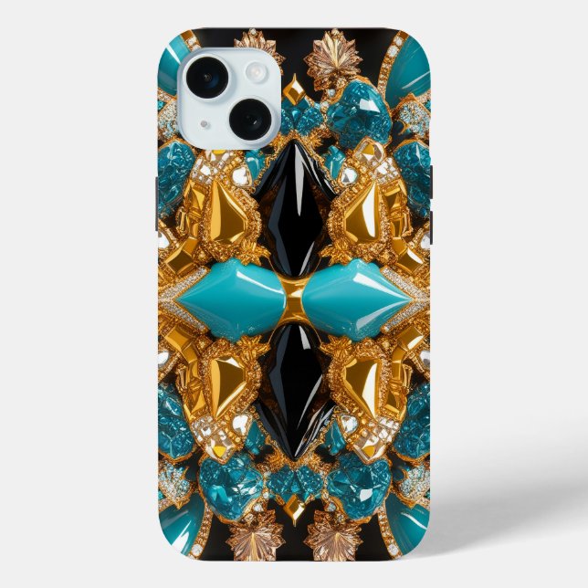 Apple iPhone 15 Plus Case, Bahamas Colours Case-Mate iPhone Case (Back)