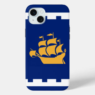 Apple iPhone 15 Plus Case, Quebec City flag Mini Case