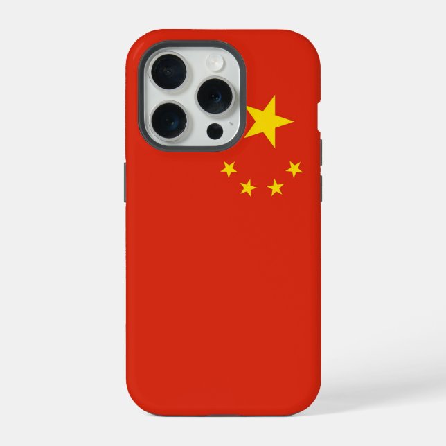 Apple iPhone 15 Pro Case-Mate, China flag Case (Back)