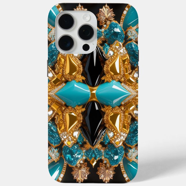 Apple iPhone 15 Pro Max Case, Bahamas Colours Case-Mate iPhone Case (Back)
