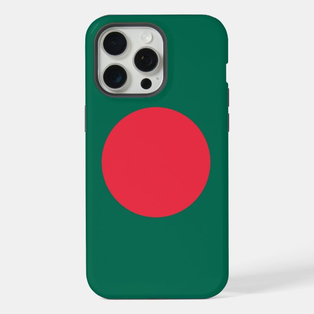 Apple iPhone 15 Pro Max Case, Bangladesh flag Case (Back)