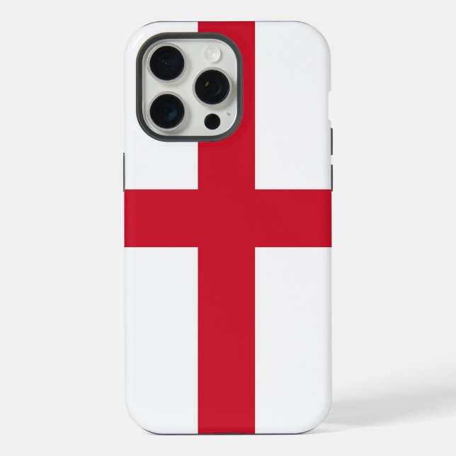 Apple iPhone 15 Pro Max Case, England flag Case (Back)