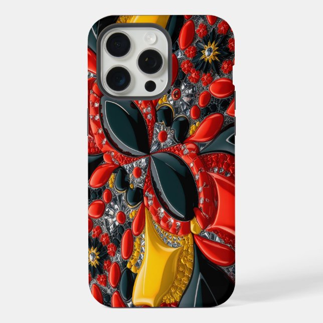 Apple iPhone 15 Pro Max Case, Germany Colours Case (Back)
