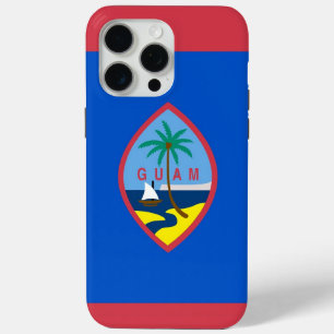 Apple iPhone 15 Pro Max Case, Guam flag iPhone 15 Pro Max Case