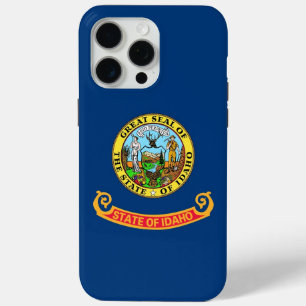 Apple iPhone 15 Pro Max Case, Idaho State flag iPhone 15 Pro Max Case