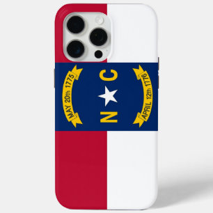 Apple iPhone 15 Pro Max Case, North Carolina Flag Case