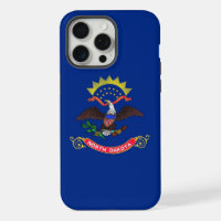 Apple iPhone 15 Pro Max Case, North Dakota Flag