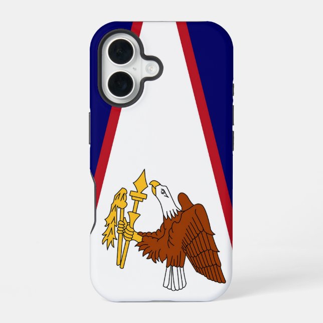 Apple iPhone 16 Case-Mate with American Samoa flag Case (Back)