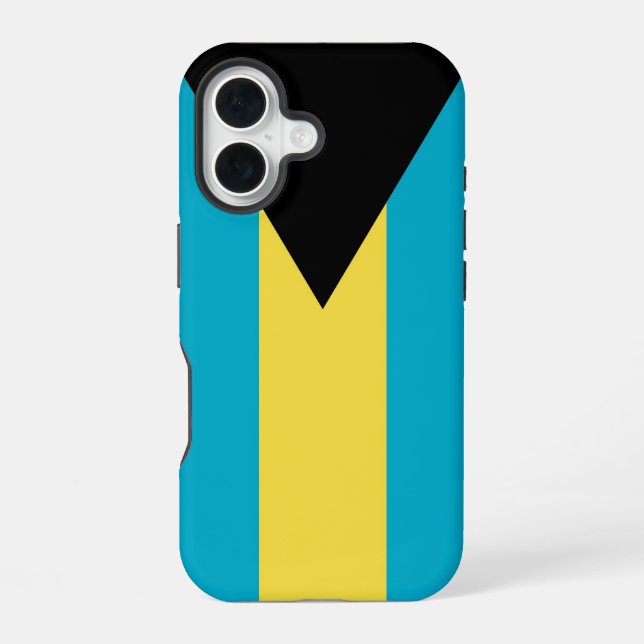Apple iPhone 16 Case-Mate with Bahamas flag Case (Back)