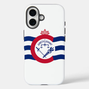 Apple iPhone 16 Case-Mate with Cincinnati flag Case
