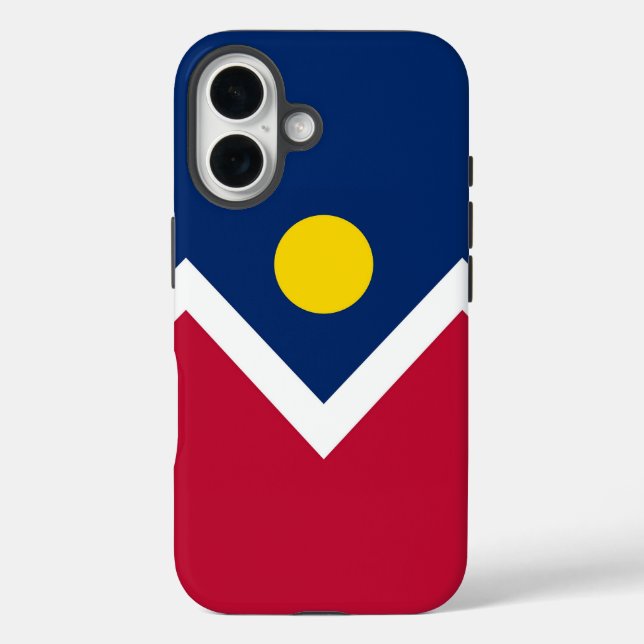 Apple iPhone 16 Case-Mate with Denver flag Case (Back)
