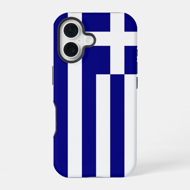 Apple iPhone 16 Case-Mate with Greece flag Case (Back)