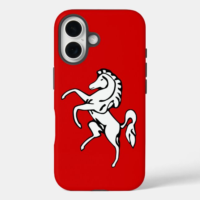 Apple iPhone 16 Case-Mate with Kent County flag Case-Mate iPhone Case (Back)