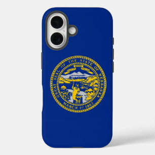 Apple iPhone 16 Case-Mate with Nebraska flag iPhone 16 Case