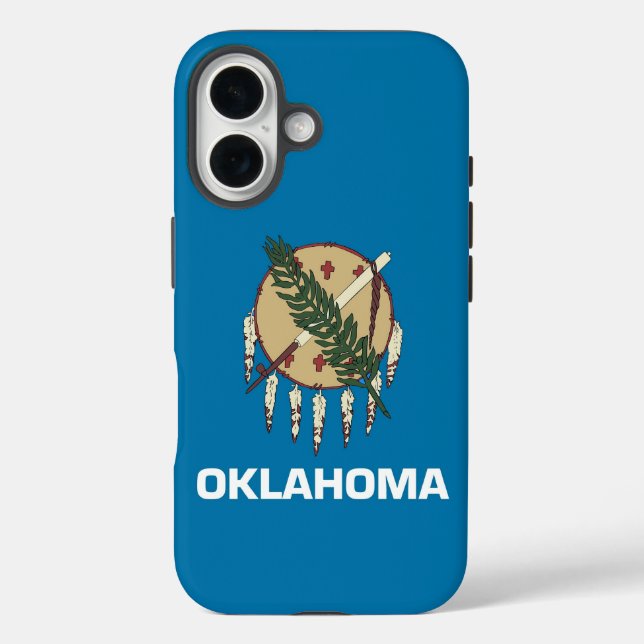Apple iPhone 16 Case-Mate with Oklahoma flag Case (Back)
